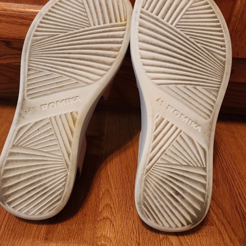 Romika Beige/Stone Strappy Sandals, sz 10/41 - Picture 6 of 8